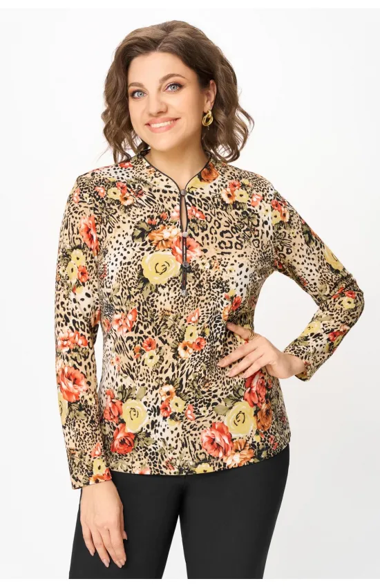 Блузка Дали 4068.1 леопард