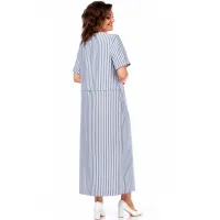 Платье Svt-Fashion 585 голубая полоска Платье Svt-Fashion 585 голубая полоска