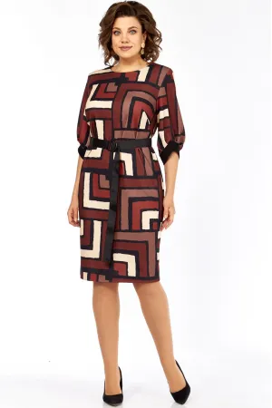 Платье Элль-Стиль А-526 мультиколор