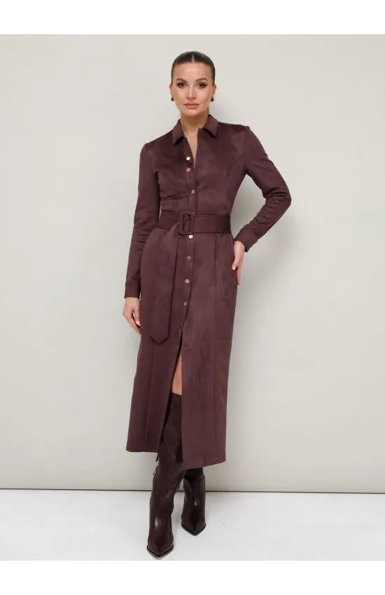 Платье Pur Pur 11-433 Темно-коричневый