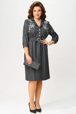 Платье Fita 5072 Славянка графит