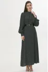Платье Люше 3688 черно-белый