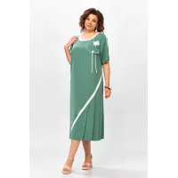 Платье Mira Fashion 5669 зеленый