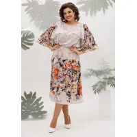 Платье Mira Fashion 5672 пастельный мультиколор Платье Mira Fashion 5672 пастельный мультиколор