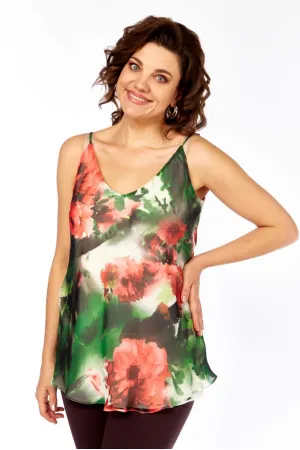 Блузка Avenue 0346-1 дизайн цветы