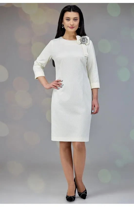 Платье Angelina & Company 649 молочный