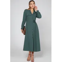 Платье Bazalini 5012 зеленый Платье Bazalini 5012 зеленый