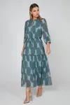 Платье Bazalini 5016 оттенки зеленого