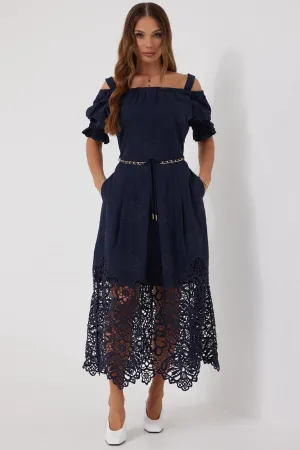 Платье Vesnaletto 4457-3 синий