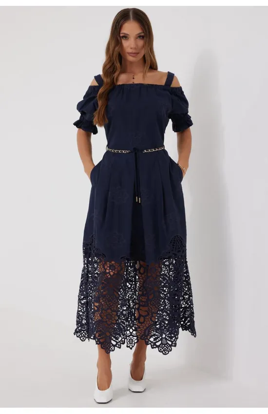 Платье Vesnaletto 4457-3 синий