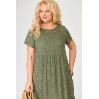 Платье Lady Three Stars 2487 олива