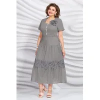 Платье Mira Fashion 5438 серый
