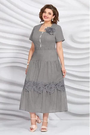 Платье Mira Fashion 5438 серый