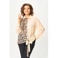 Блузка Anastasia Mak 1278 персиковый