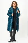 Пальто Anastasia Mak 1026 морская волна