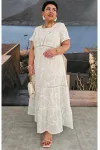 Платье Vittoria Queen 25533 жемчужный
