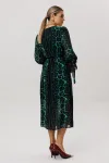 Платье Anelli 1733 Леопардовый изумруд