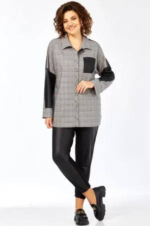 Блузка Matini 4.1545 Клетка+черный