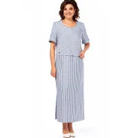 Платье Svt-Fashion 585 голубая полоска Платье Svt-Fashion 585 голубая полоска