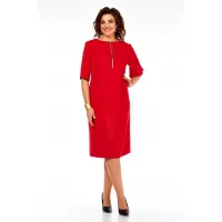 Платье Ольга Стиль С984 красный
