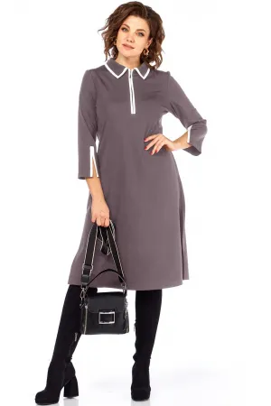 Платье Ольга Стиль С971 мокко
