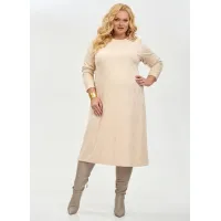 Платье Your Size 2262/170 Бежевый
