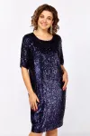Платье Mira Fashion 5634 темно-синий