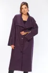 Пальто Celentano 2100 баклажанный Пальто Celentano 2100 баклажанный