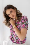 Кофта Nika.pl 010312 Aga-3 Цветочки
