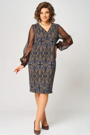 Платье Angelina & Company 1277 коричневый