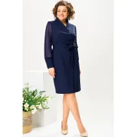 Платье Romanovich 1-2315 синий/полоска Платье Romanovich 1-2315 синий/полоска