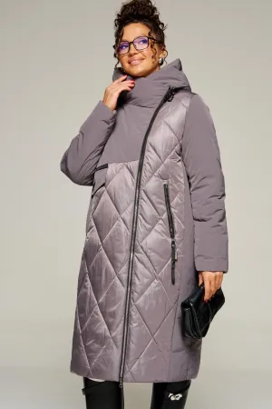 Пальто Beautiful & Free 8023 дымчато-лиловый