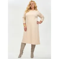 Платье Your Size 2262/170 Бежевый