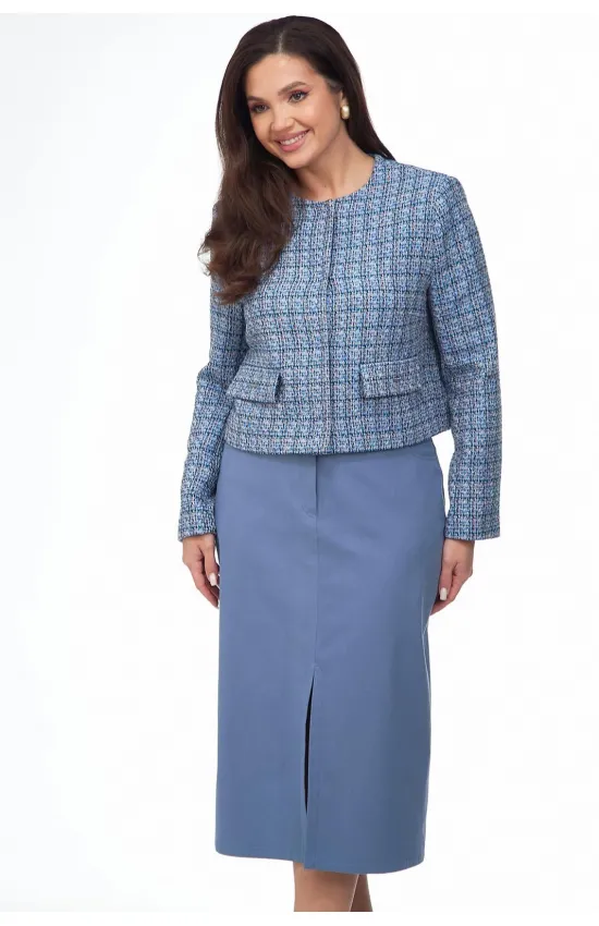 Пиджак Такка Плюс 25-260 голубой