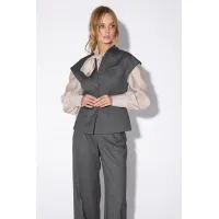 Жилет Pirs 5498 графит елочка Жилет Pirs 5498 графит елочка