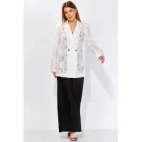 Пиджак Laikony 493-1 молочный