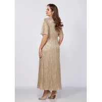 Платье Mira Fashion 5394-2 бежевый