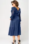 Платье Eva Grant 7225С синий Платье Eva Grant 7225С синий