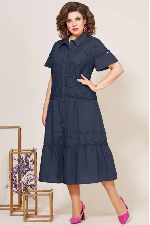 Платье Mira Fashion 5275 темно-синий