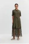 Платье Vesnaletto 4458-2 хаки