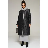 Пальто Beautiful & Free 8017 черный Пальто Beautiful & Free 8017 черный