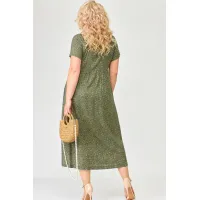 Платье Lady Three Stars 2487 олива