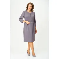 Платье Орхидея Люкс 1619 Перламутрово-ежевичный