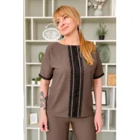 Блузка Rumoda 2216 коричневый