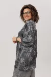 Блузка Anelli 1665.1 графитовый гербарий