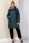Плащ Shetti 2188 тёмный изумруд