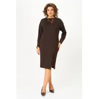 Платье Кокетка И К 1337 коричневый