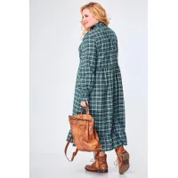 Платье Anelli 977 зелёный новый