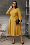 Платье Anastasia 1229-1 горчичный Платье Anastasia 1229-1 горчичный