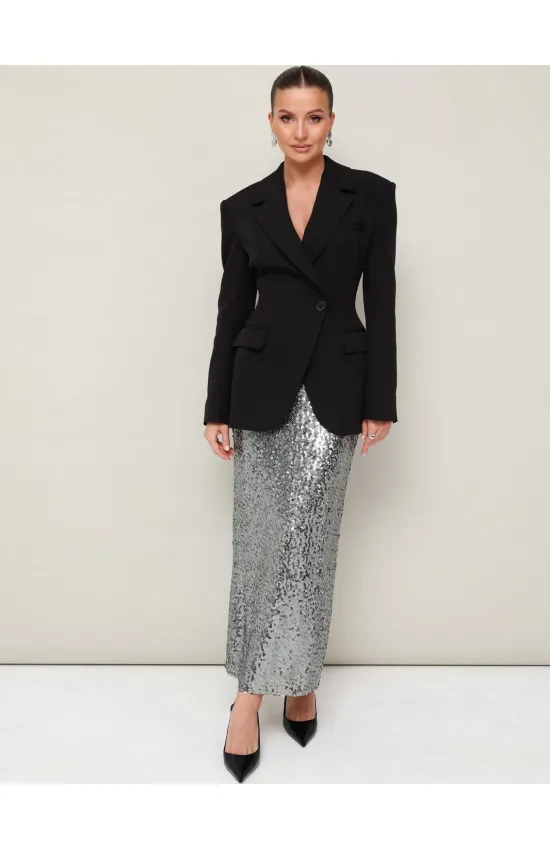 Юбка Pur Pur 11-259/3 Серебристый